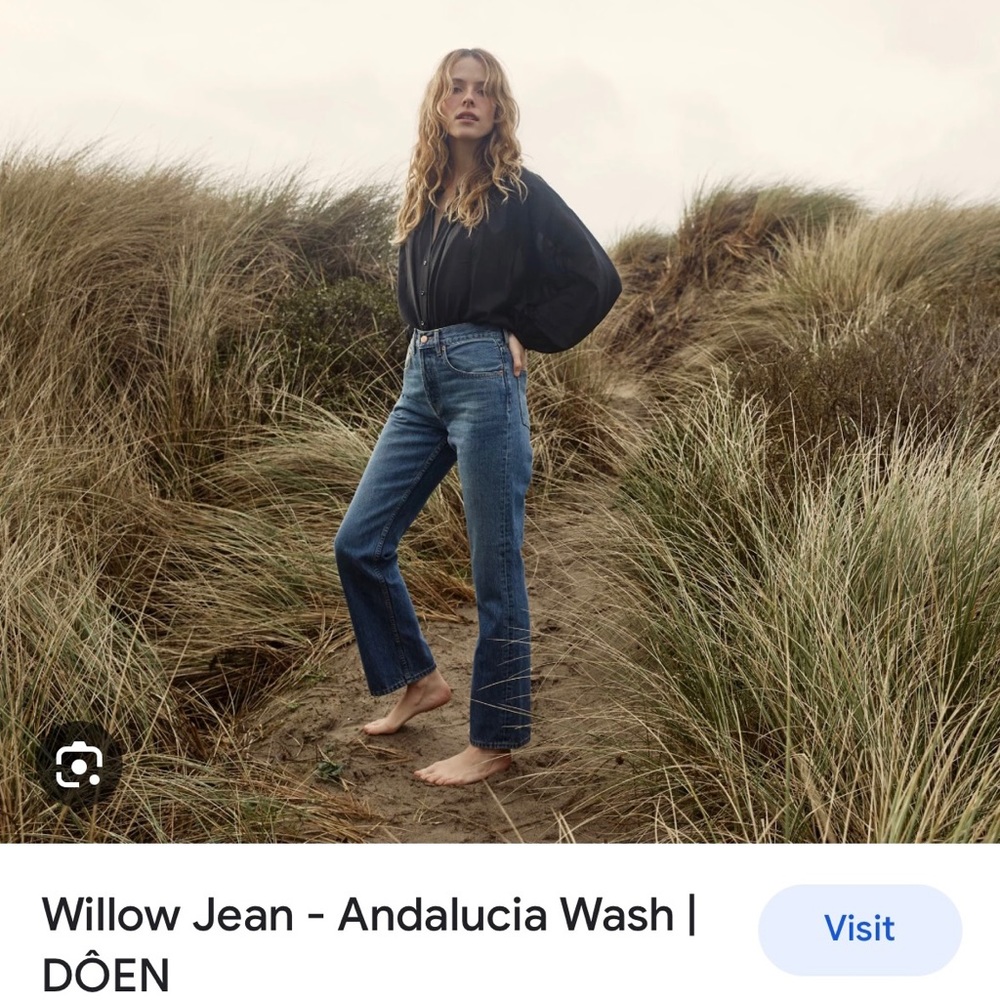 Dôen denim Willow jean, size 29, brand new